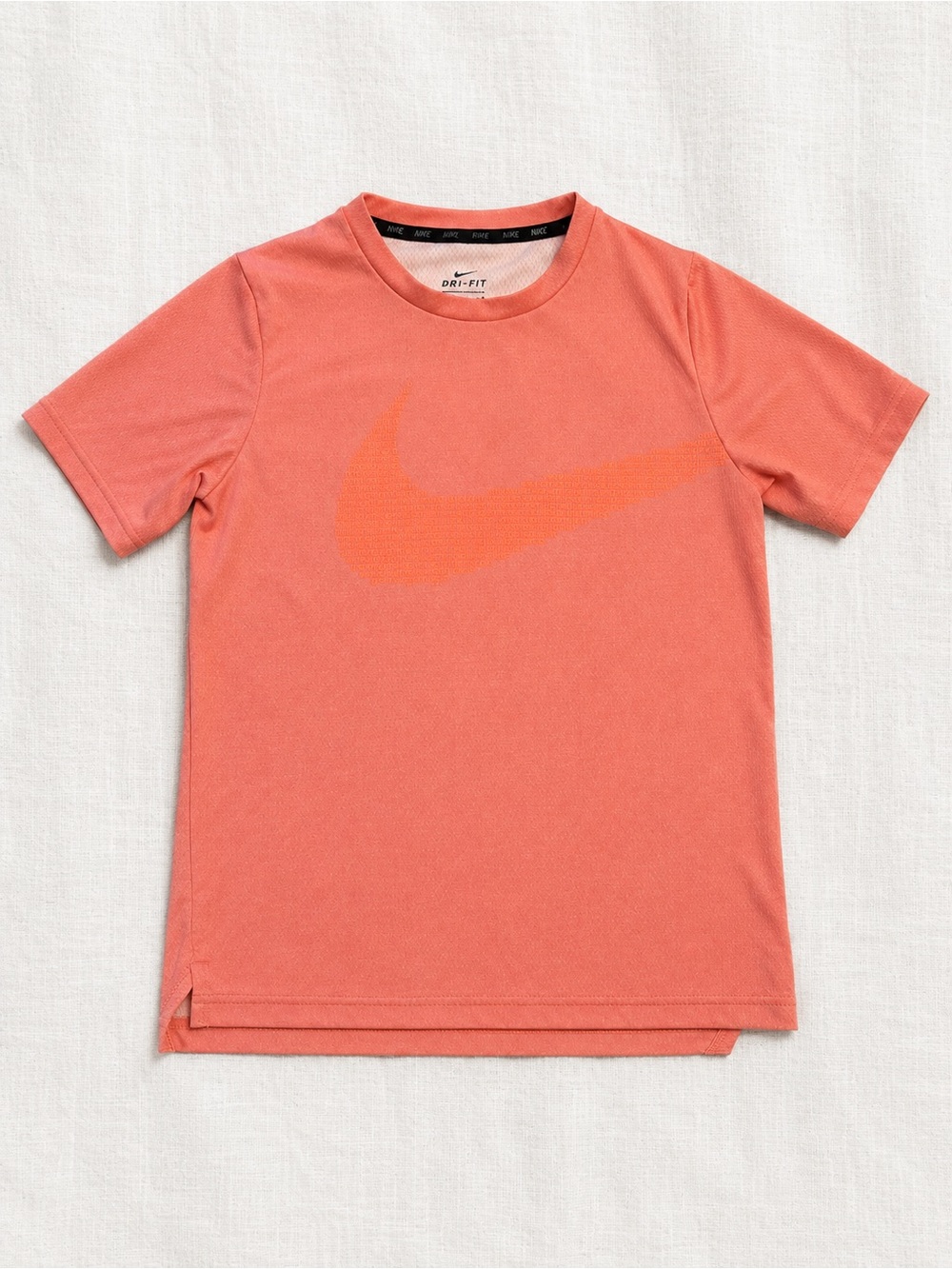 Nike Coral-Orange Short Sleeve Dri-FIT Tee